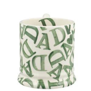 Emma Bridgewater D.A.D Green Half Pint Mug